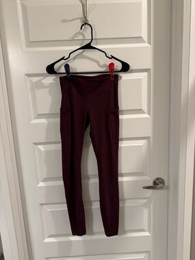 lululemon athletica Women's Burgundy fast and free leggings